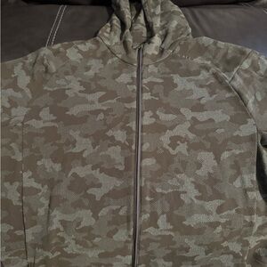Lululemon Green Camo Hoodie